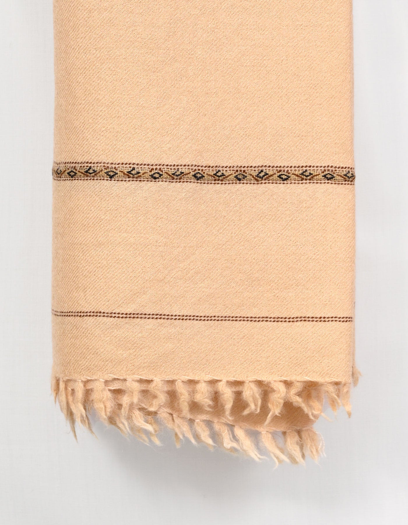 Skin Plain Wool Blend Men Shawl