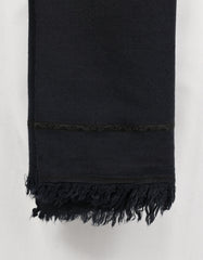 Navy Plain Wool Blend Men Shawl