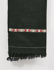 D Grey Plain Wool Blend Men Shawl