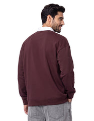 Rich Brown Relaxed Fit Rugby Polo
