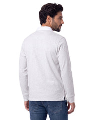 Oatmeal Plain Pure Cotton Rugby Polo