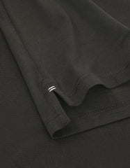 Moss Plain Contrast Collar Cotton Rugby Polo