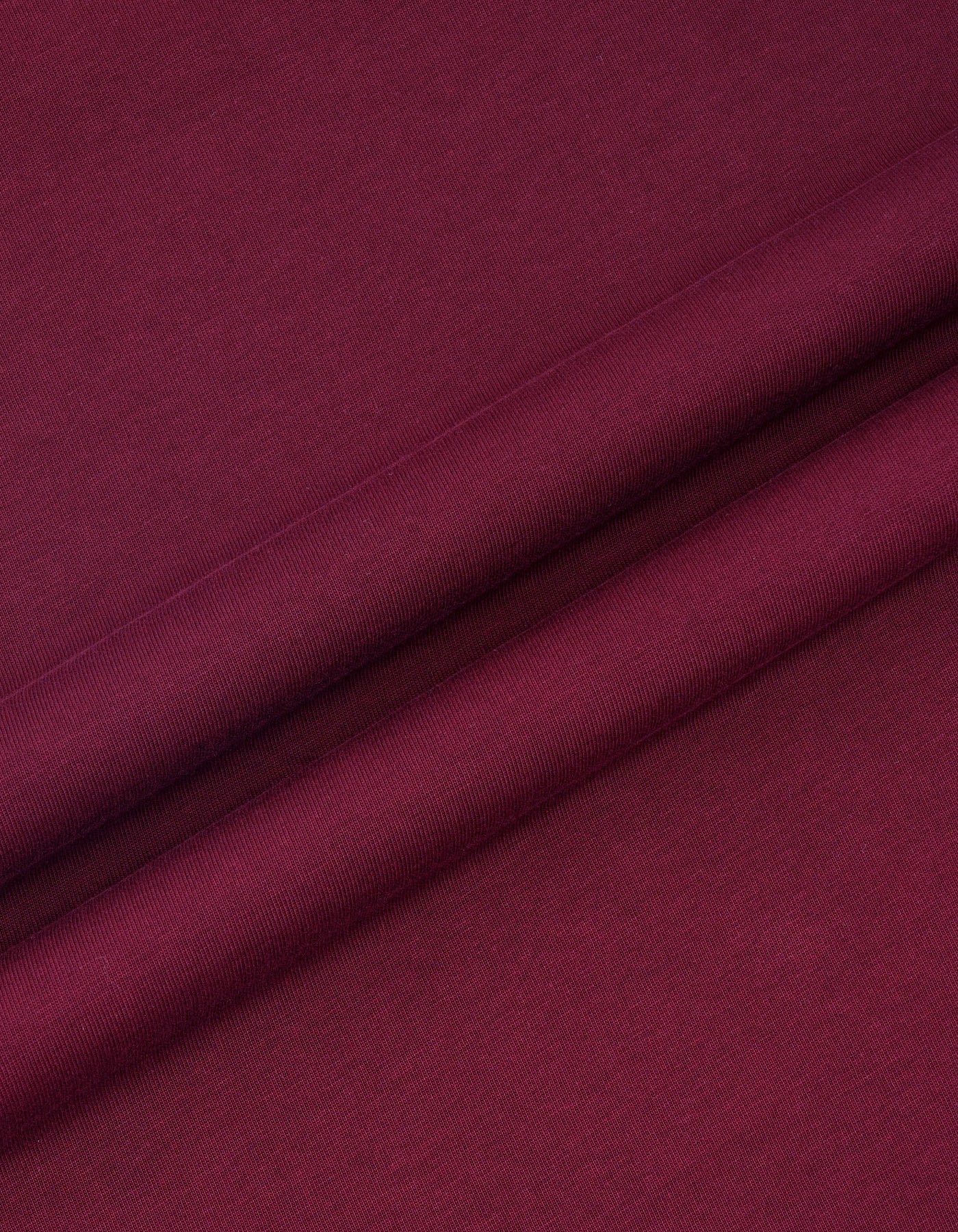 Maroon Plain Contrast Collar Rugby Polo