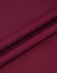 Maroon Plain Contrast Collar Rugby Polo