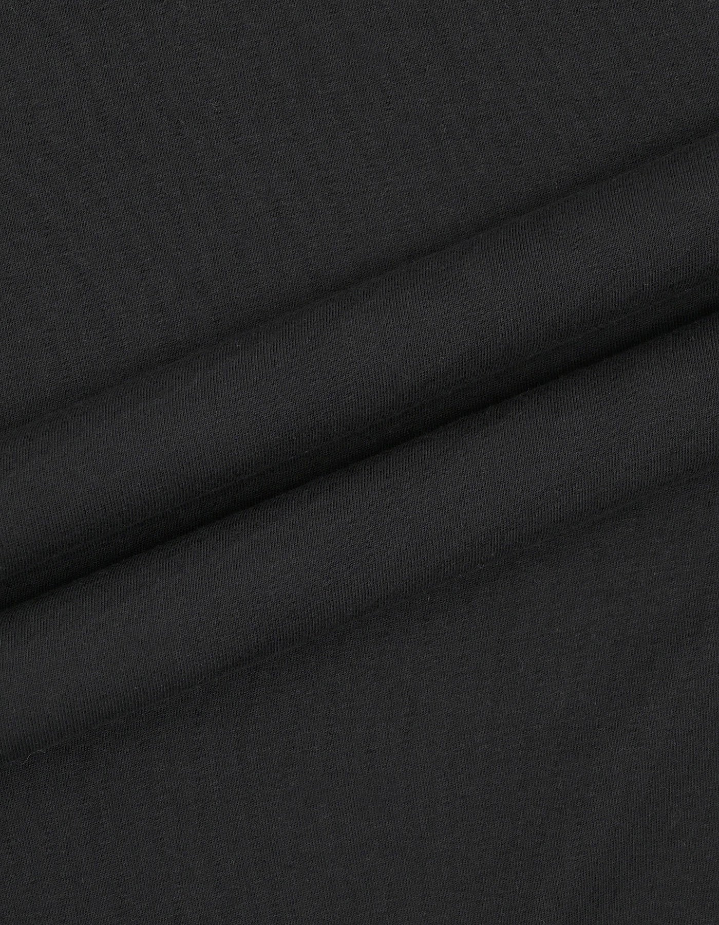 Black Graphic Relaxed Rugby Polo