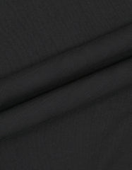 Black Graphic Relaxed Rugby Polo