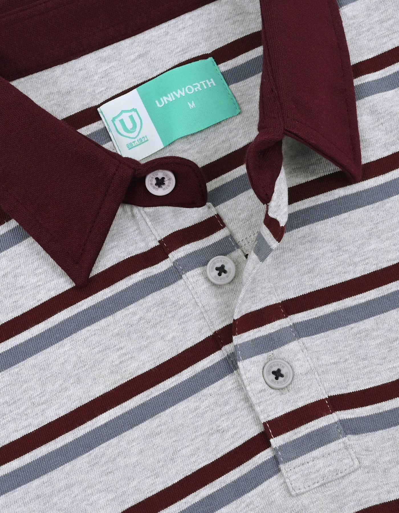 Stripe Heather Grey RP2607-L
