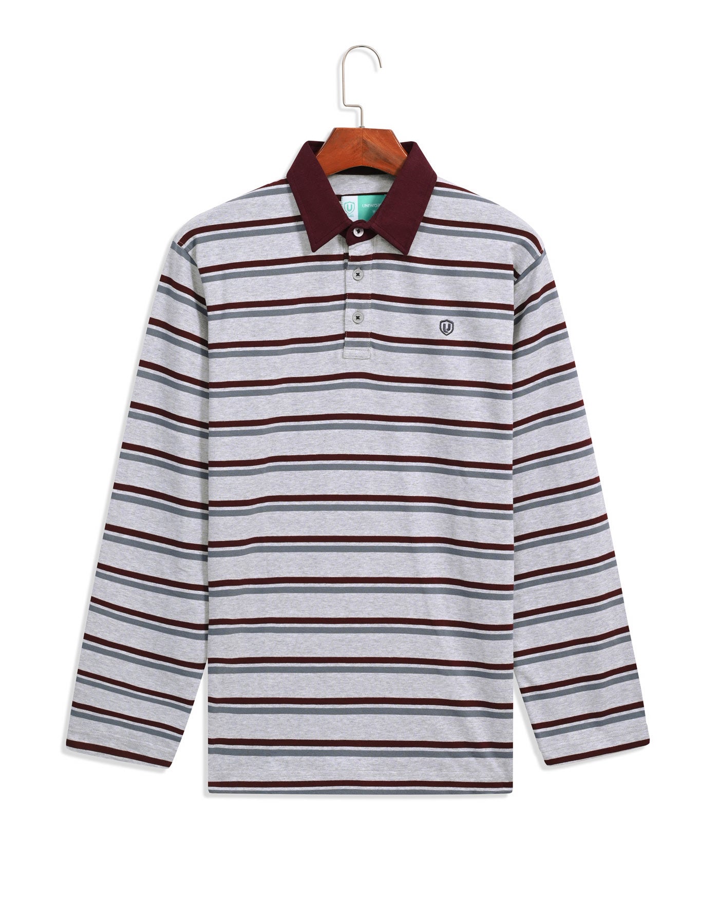 Stripe Heather Grey RP2607-S