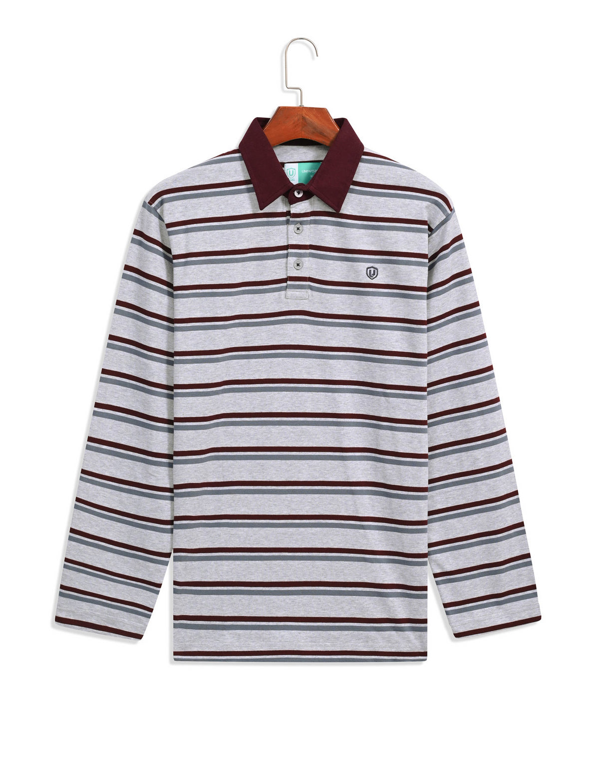 Stripe Heather Grey RP2607-S