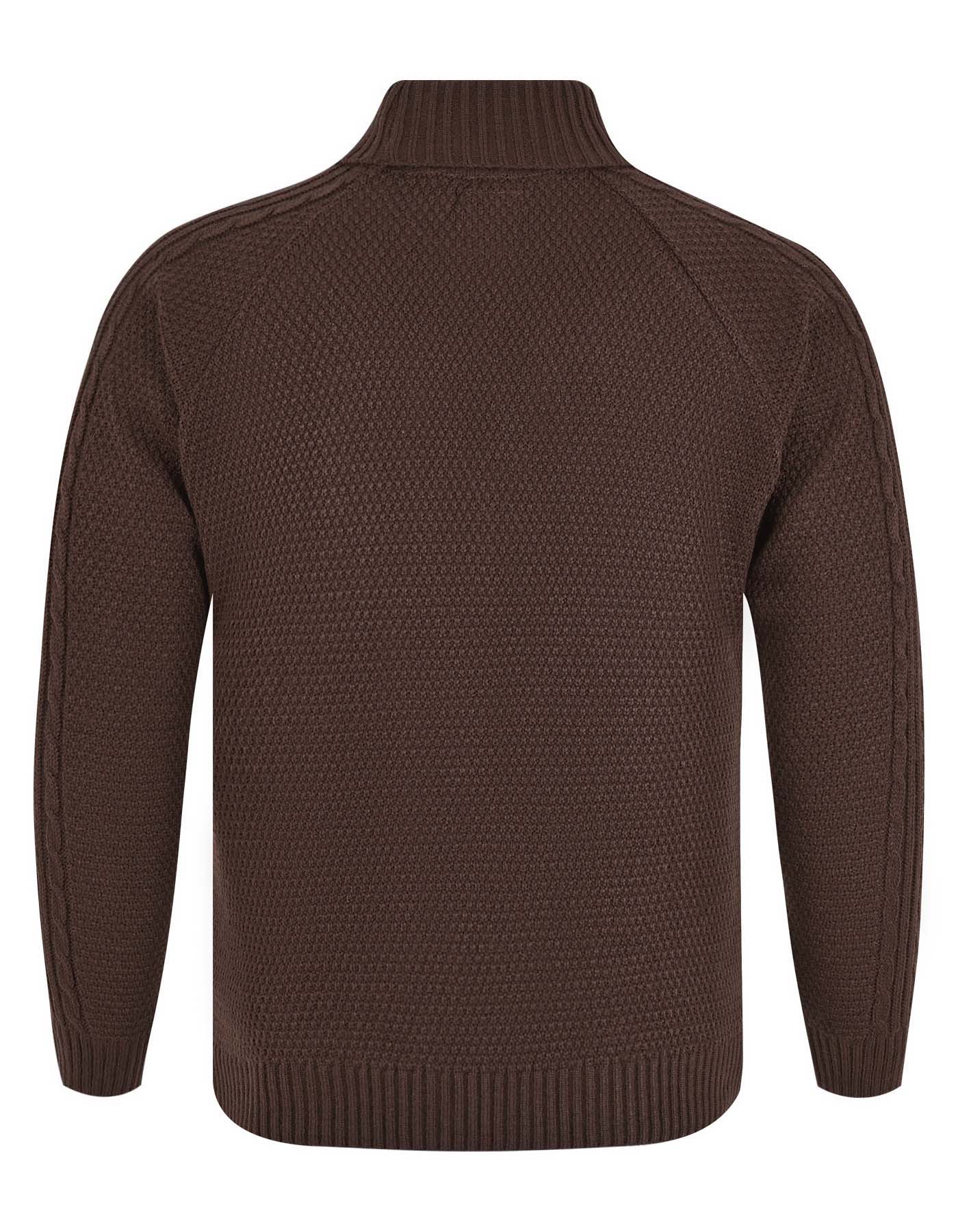 Brown Stripe Pull Over SFA2313-XXL
