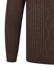 Brown Stripe Pull Over SFA2313-XL