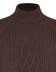 Brown Stripe Pull Over SFA2313-L