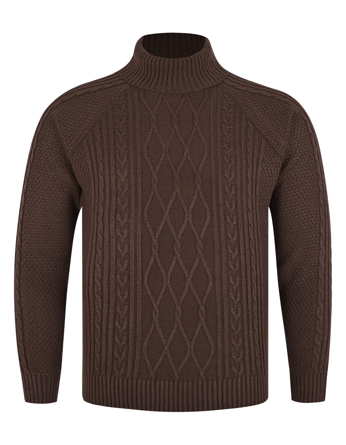 Brown Stripe Pull Over SFA2313-M