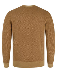 Brown Plain Cardigan SFA2320-XXL