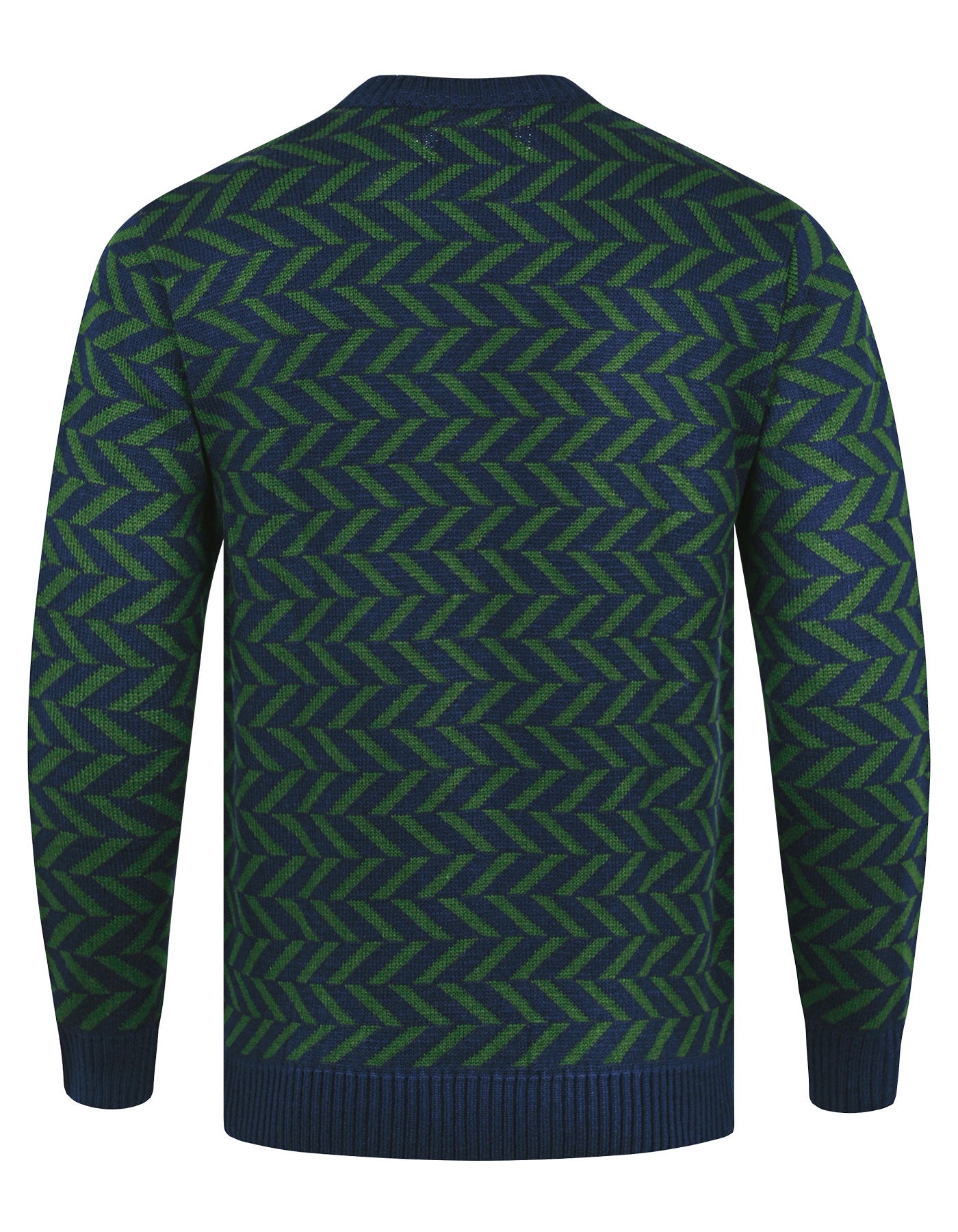Navy Geometric Pull Over SFA2403-1-XXL