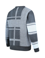 Grey Check Pull Over SFA2407-XXL
