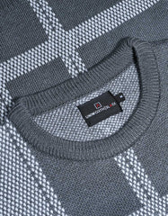 Grey Check Pull Over SFA2407-M