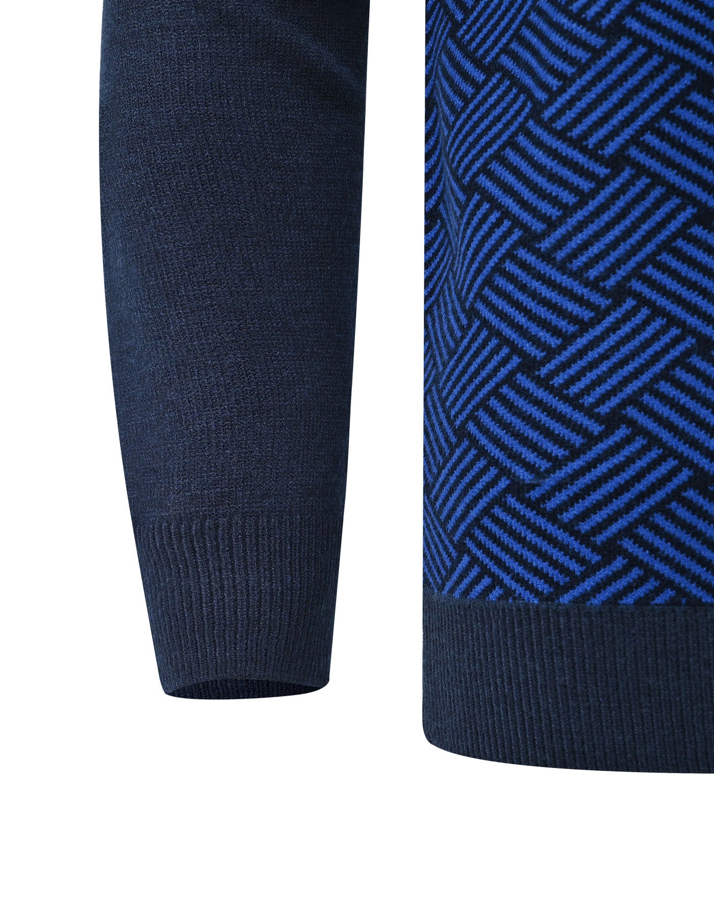 Navy Geometric Pull Over SFA2412-XL