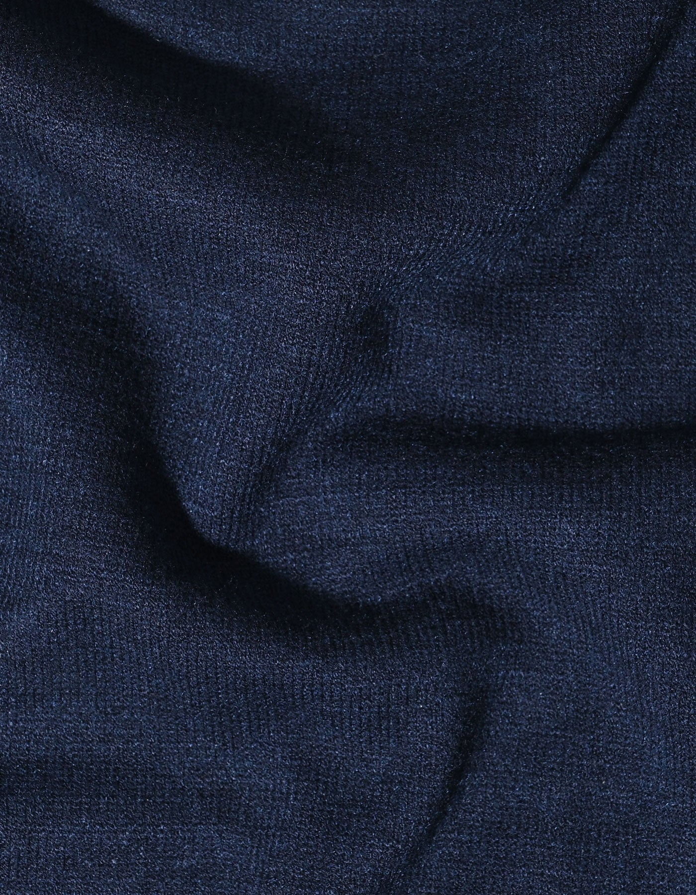 Navy Geometric Mock Neck Sweater