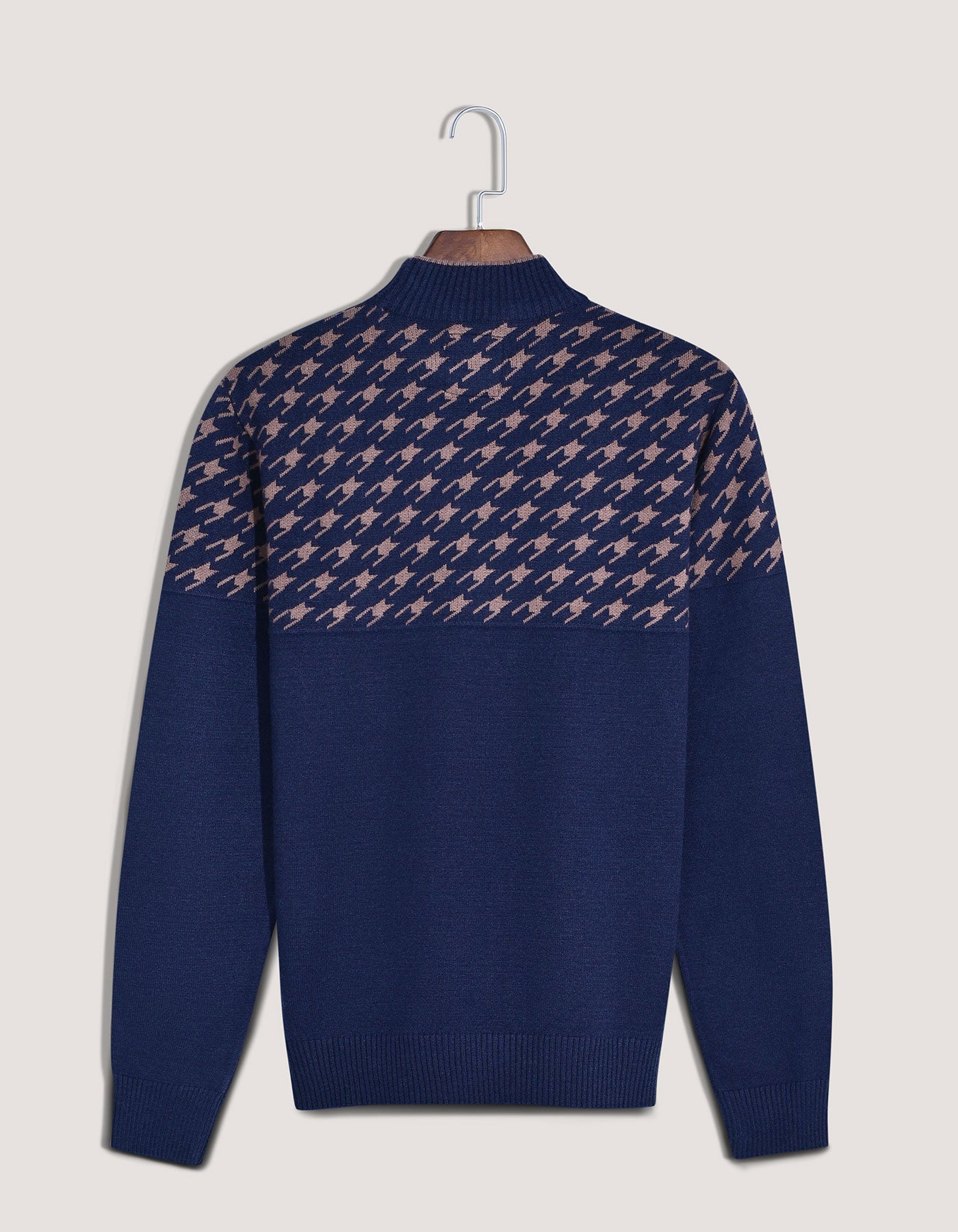Navy Plain Pull Over SFA2413-1-XL