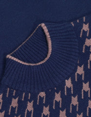 Navy Plain Pull Over SFA2413-1-M
