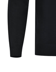 Black Plain Pull Over SFA2413-2-XL