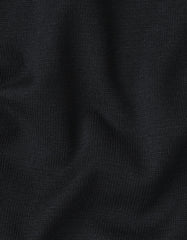 Black Plain Mock Neck Sweater