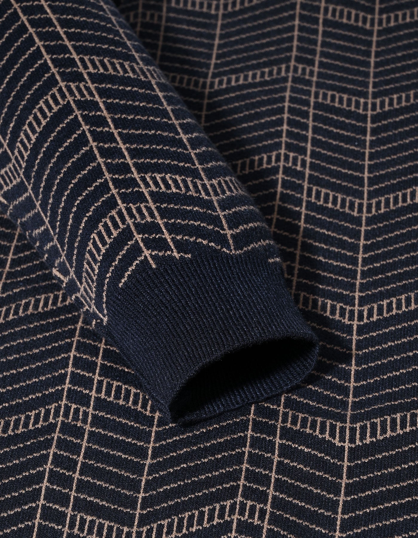 Navy Stripe Pull Over SFA2414-1-XL