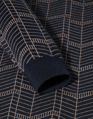 Navy Stripe Pull Over SFA2414-1-XL