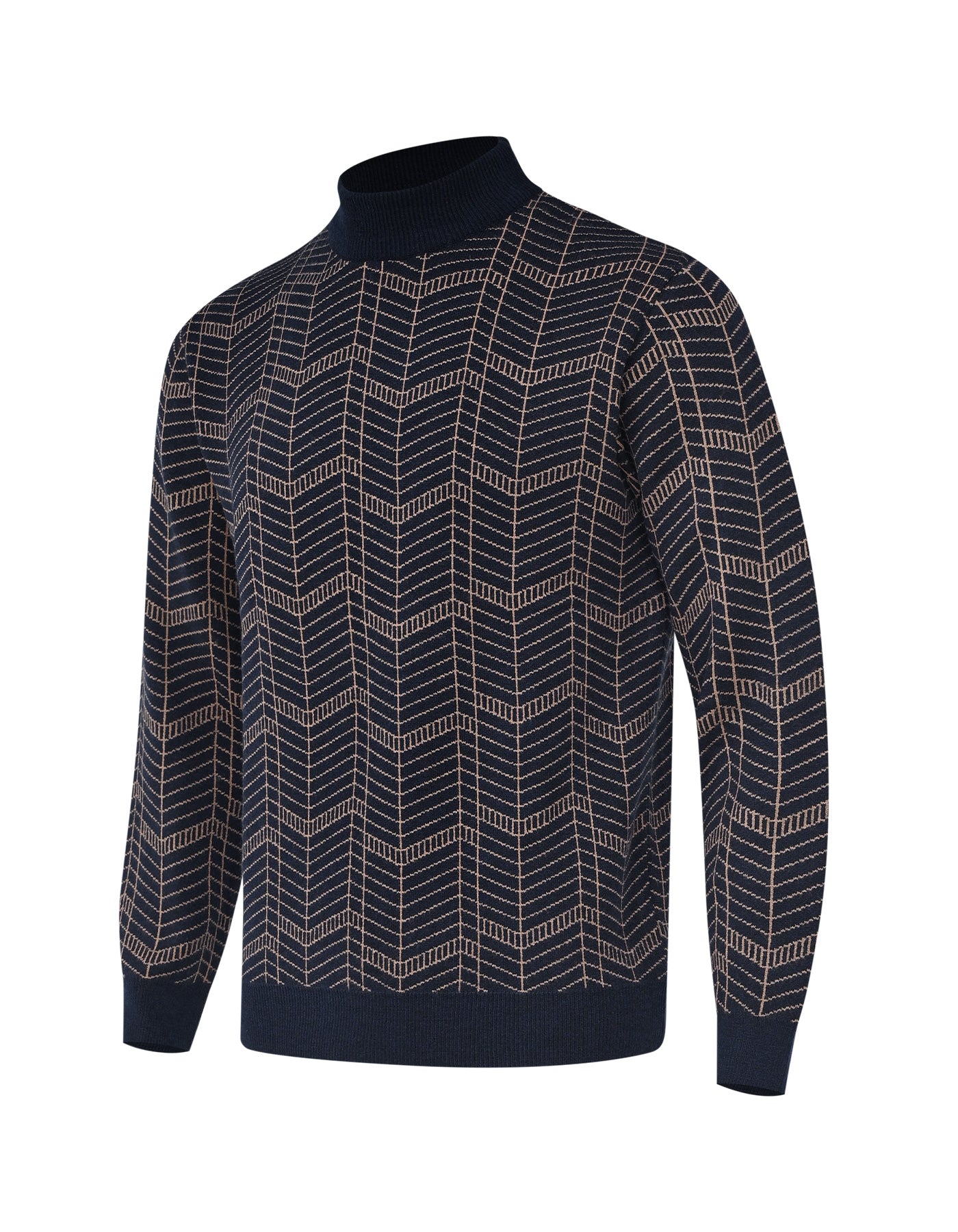 Navy Stripe Pull Over SFA2414-1-M