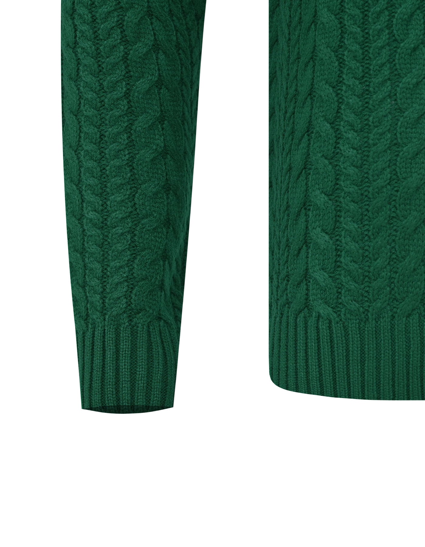 D Green Plain Pull Over SFA2415-2-XXL