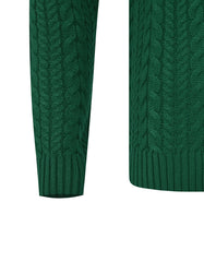 D Green Plain Pull Over SFA2415-2-XXL