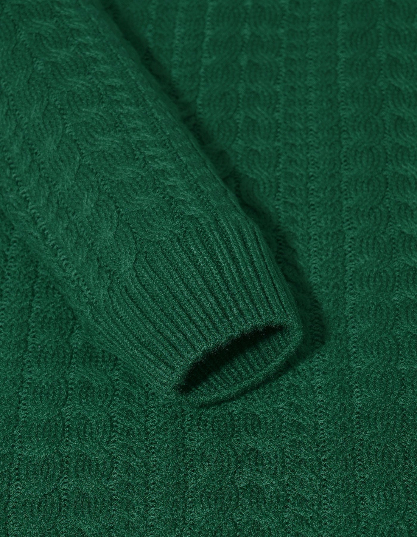 D Green Plain Pull Over SFA2415-2-XL