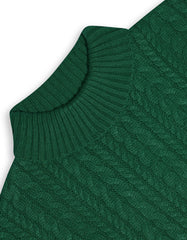 D Green Plain Pull Over SFA2415-2-L