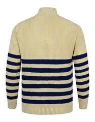 Beige Plain Full Zipper SFA2419-XXL