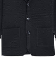 Black Plain Cardigan SFA2422-1-XL