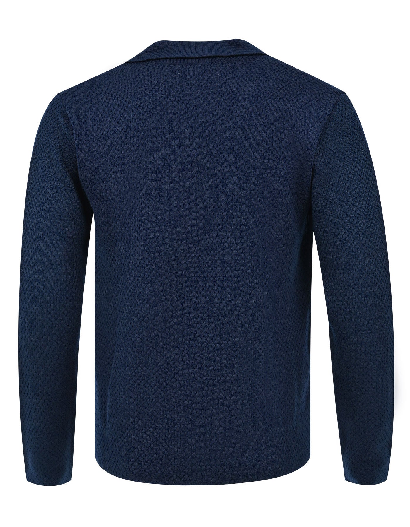 Navy Plain Cardigan Sweater