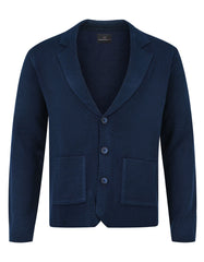 Navy Plain Cardigan SFA2422-2-L