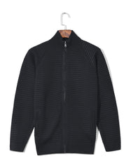 Black Plain Full Zipper SFA2423-2-S