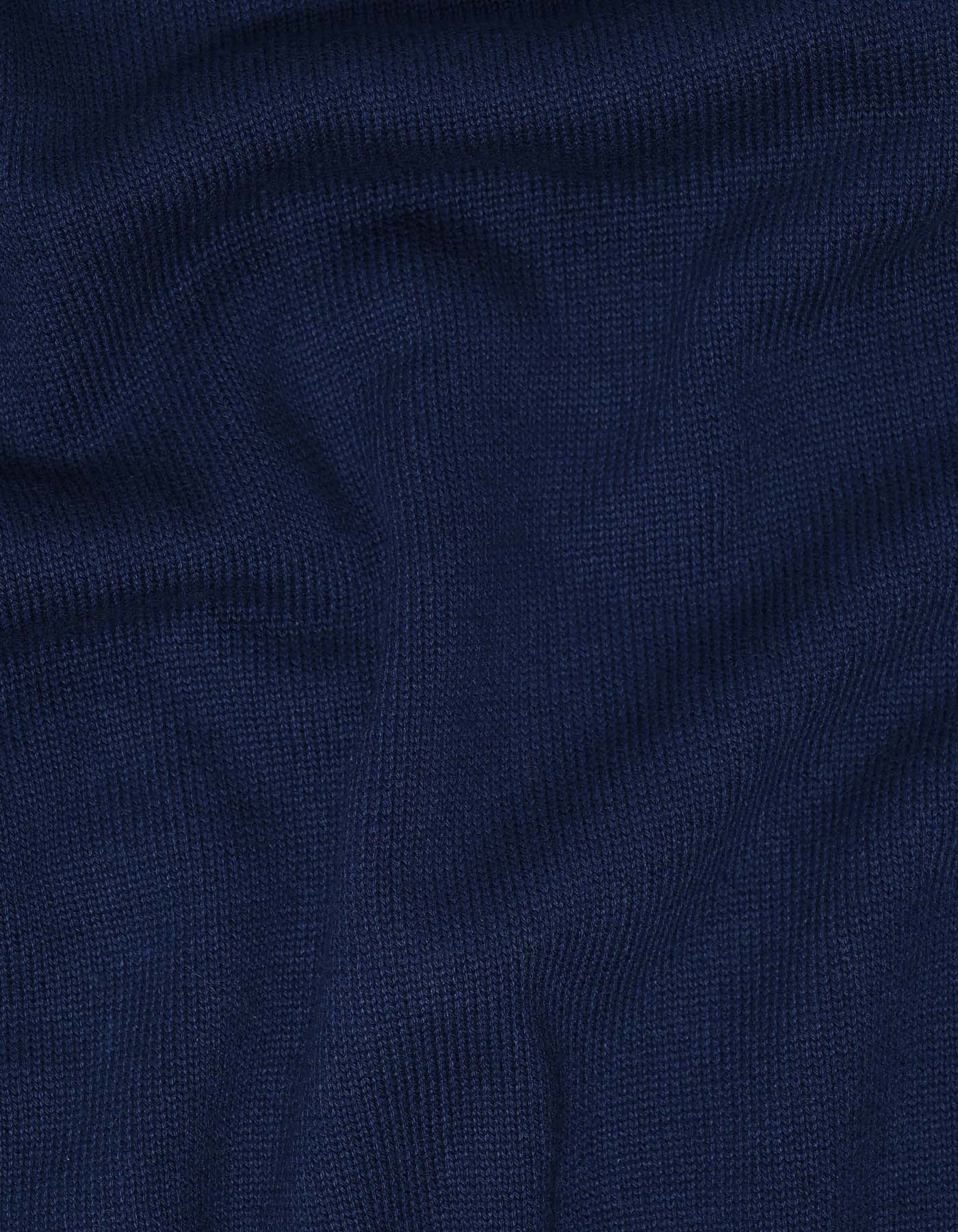 Navy V-Neck Sleeveless Sweater