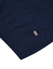 Navy Plain Pull Over SFA2424-2-XL
