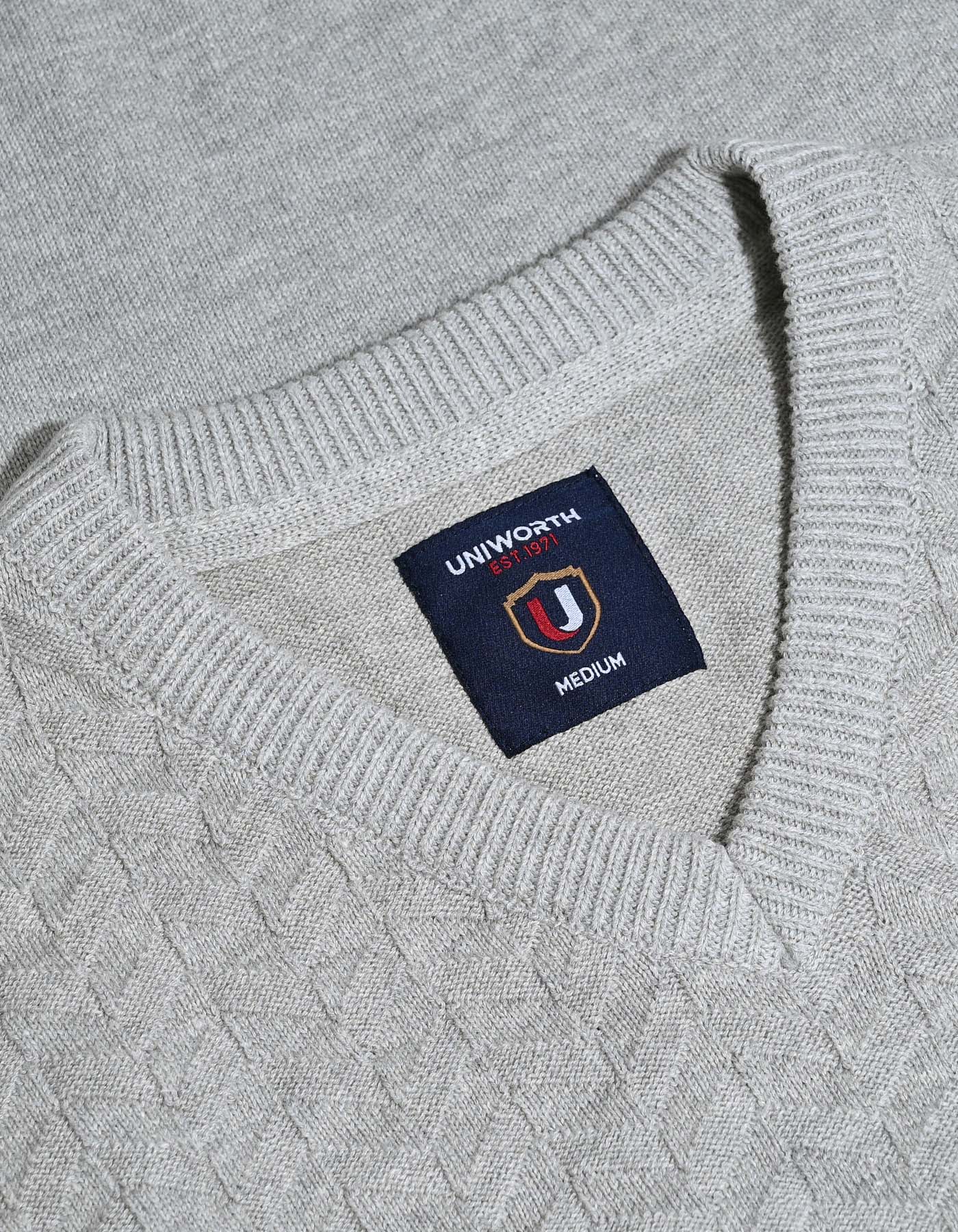 Grey Plain Pull Over SFA2424-3-M