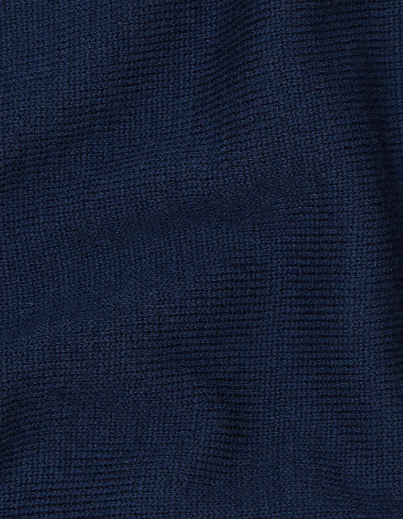 Navy Plain Pull Over SFA2426-5-XL