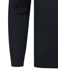 Black Plain Pull Over SFA2428-1-XL