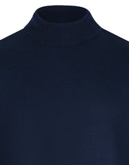 Navy Plain Pull Over SFA2428-2-M