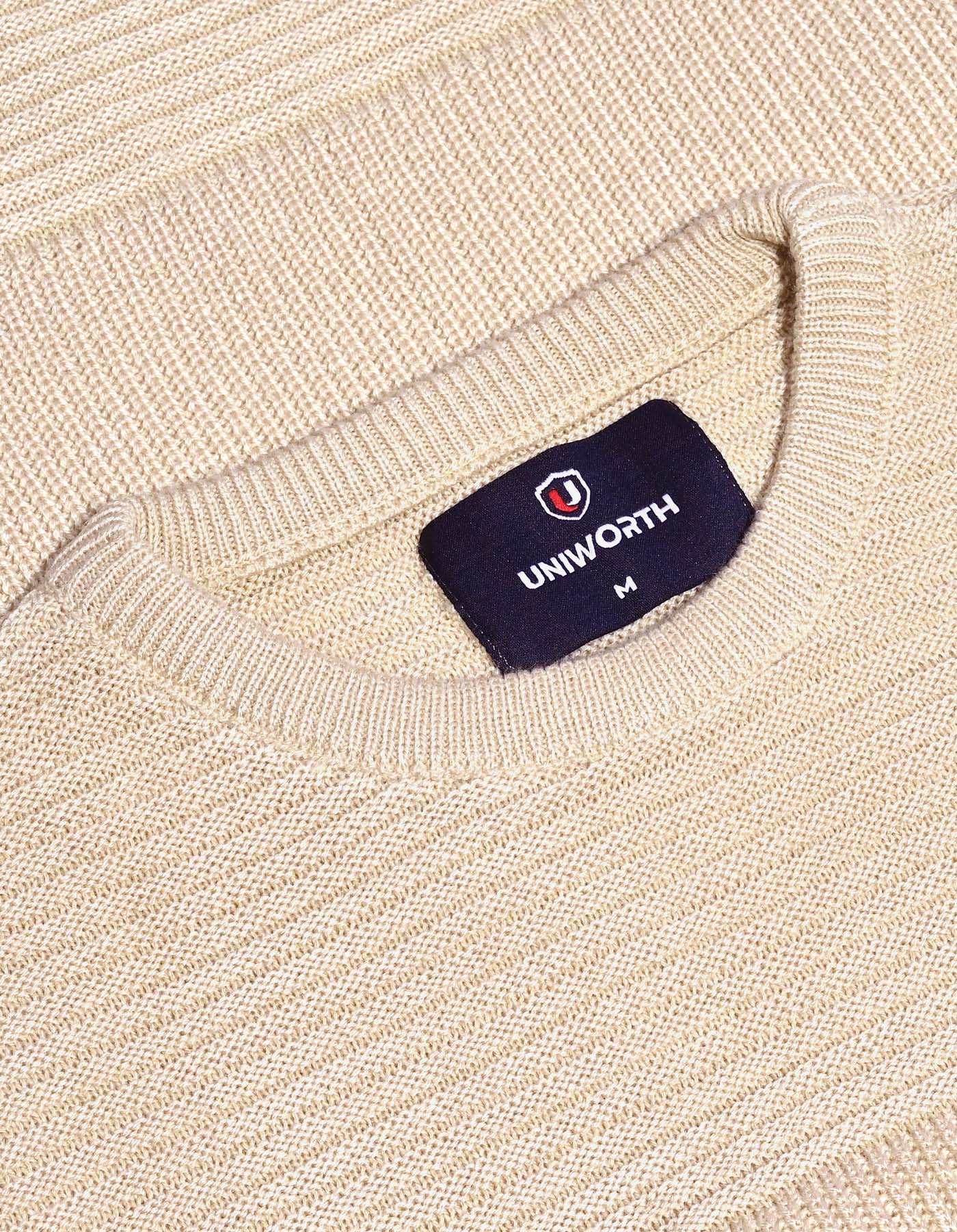 Fawn Texture Pull Over SFA2502-M