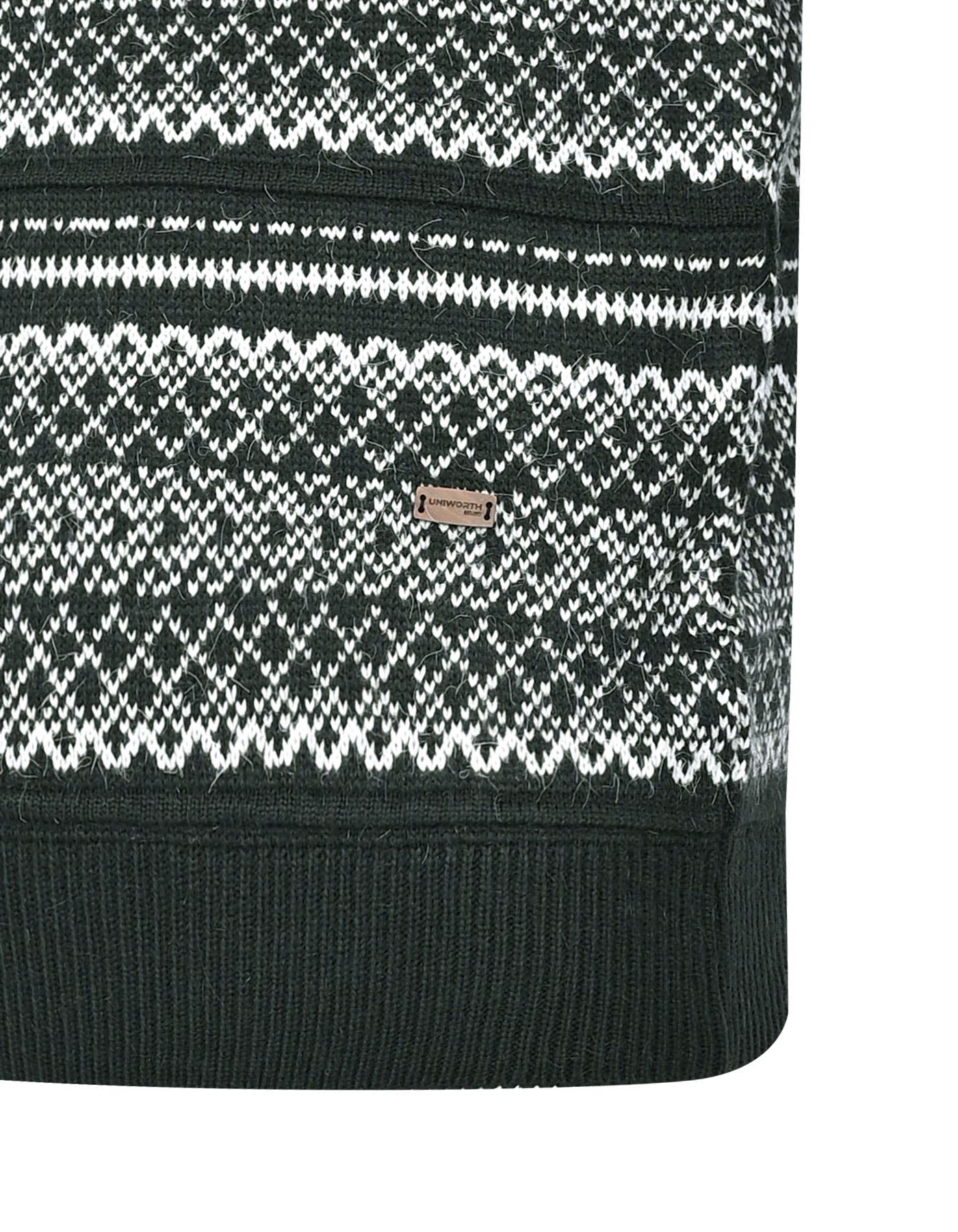 Black Geometric Pull Over SFA2506-XXL