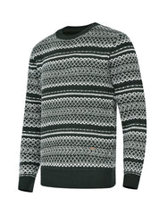 Black Geometric Pull Over SFA2506-S