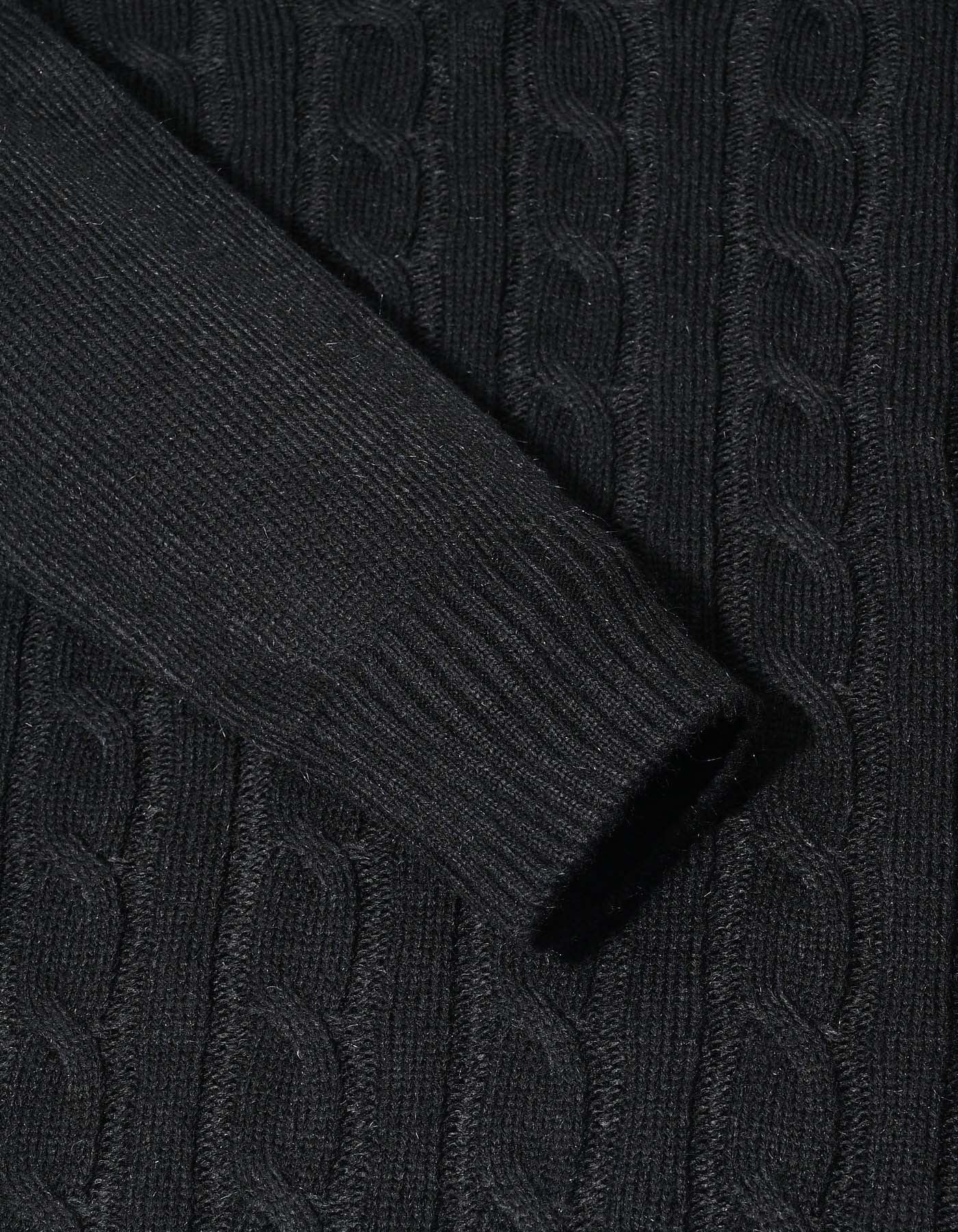 Black Texture Pull Over SFA2507-1-L