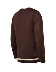Brown Texture Pull Over SFA2507-2-XXL